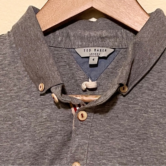 Ted Baker men’s cotton collared polo shirt - Picture 3 of 5